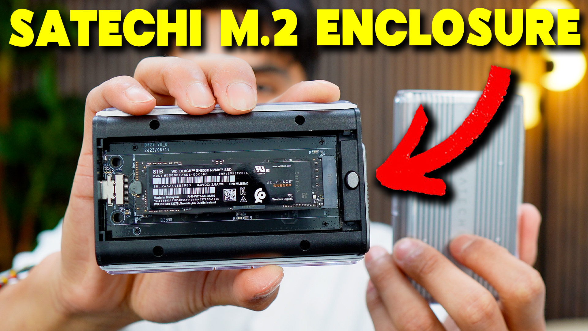Watch Installing 8TB in My Satechi Pro SSD Enclosure on Amazon Live